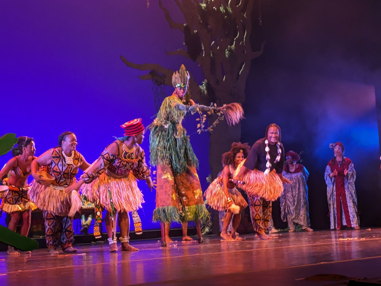 Siren performers during live show