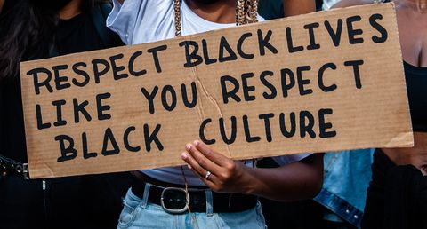 'Respect Black Lives Like You Respect Black Culture' — social justice advocacy