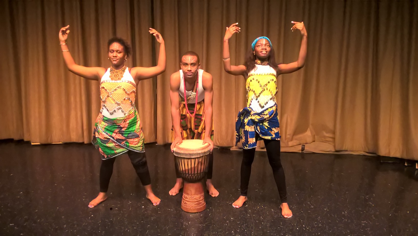 African Dance students at Bedford Academy (1)